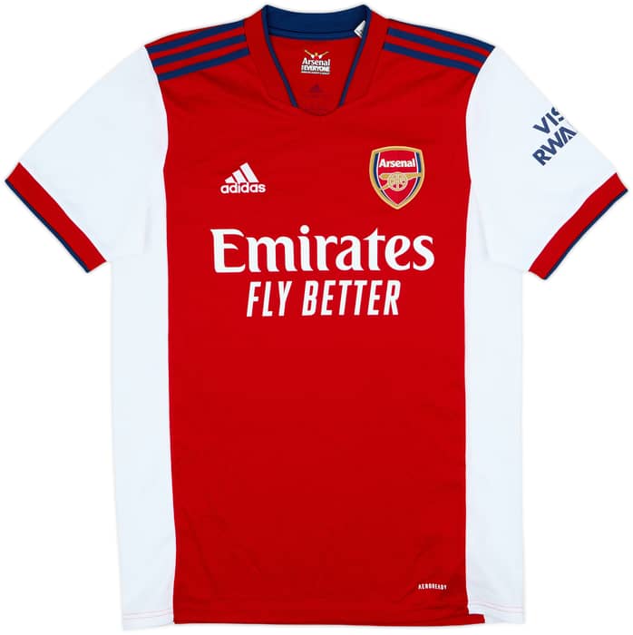 2021-22 Arsenal Home Shirt Odegaard #8 - 9/10 - (M)