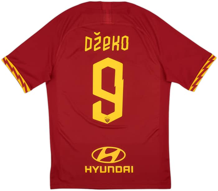 2019-20 Roma Home Shirt Dzeko #9 - 7/10 - (S)
