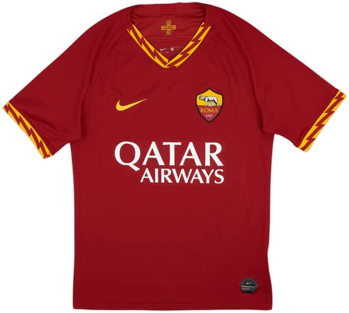 2019-20 Roma Home Shirt Dzeko #9 - 7/10 - (S)