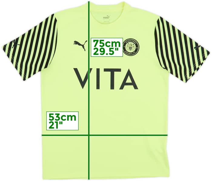 2022-23 Stockport County Third Shirt - 8/10 - (L)