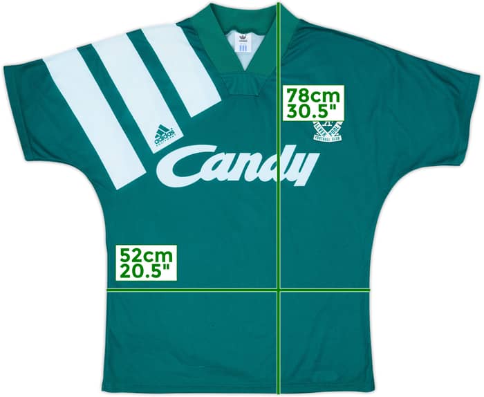 1991-92 Liverpool Away Shirt - 8/10 - (M)