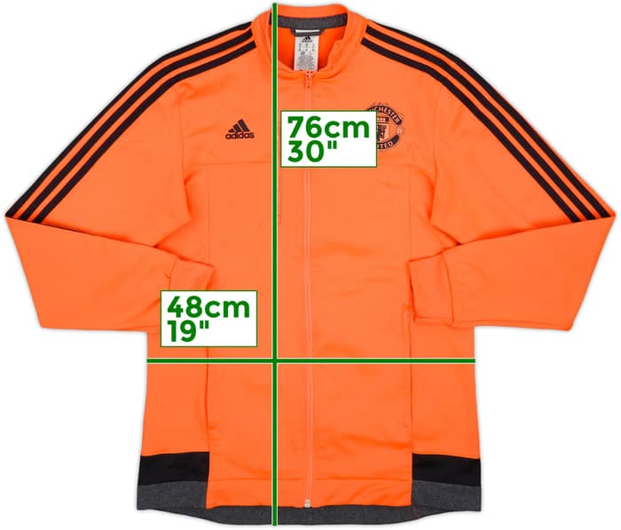 2015-16 Manchester United adidas Track Jacket - 6/10 - (M)