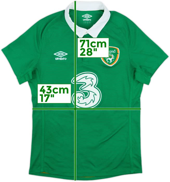 2014-16 Ireland Home Shirt - 7/10 - (S)