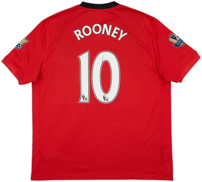 2009-10 Manchester United Home Shirt Rooney #10 - 5/10 - (XL)