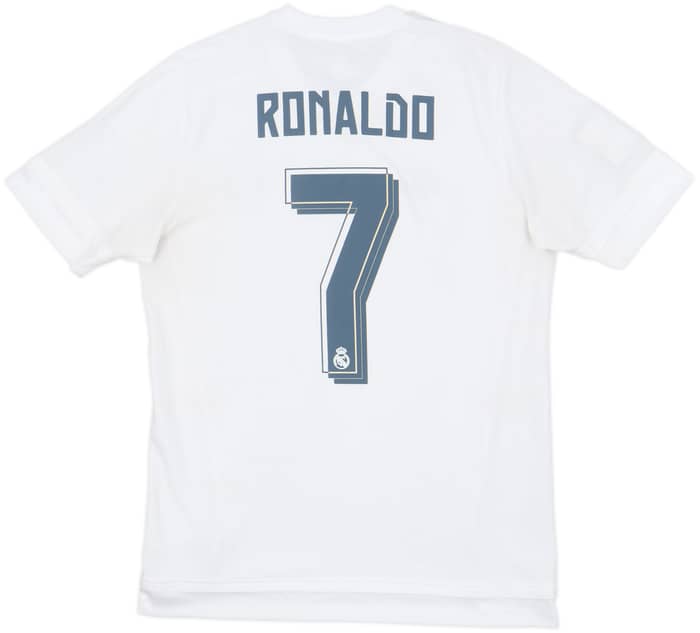 2015-16 Real Madrid Home Shirt Ronaldo #7 - 5/10 - (M)