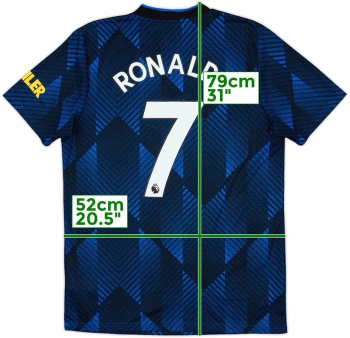 2021-22 Manchester United Third Shirt Ronaldo #7 - 8/10 - (M)