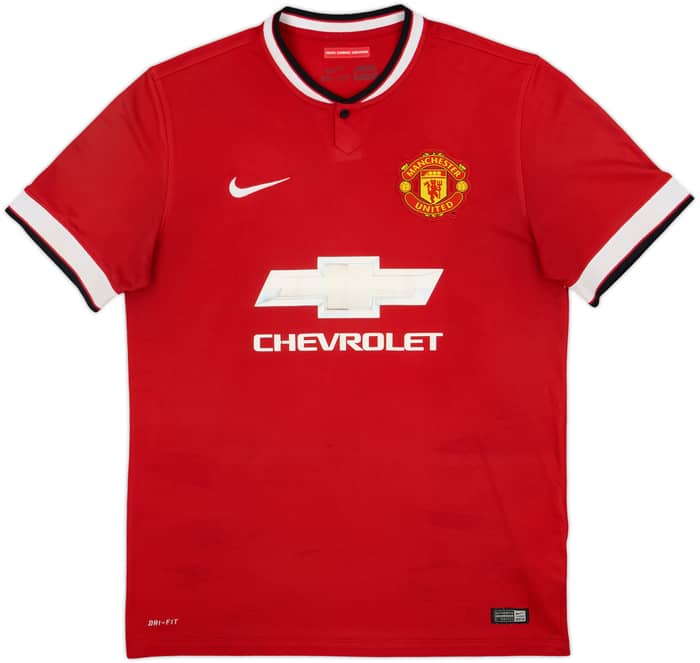 2014-15 Manchester United Home Shirt Mata #8 - 5/10 - (M)