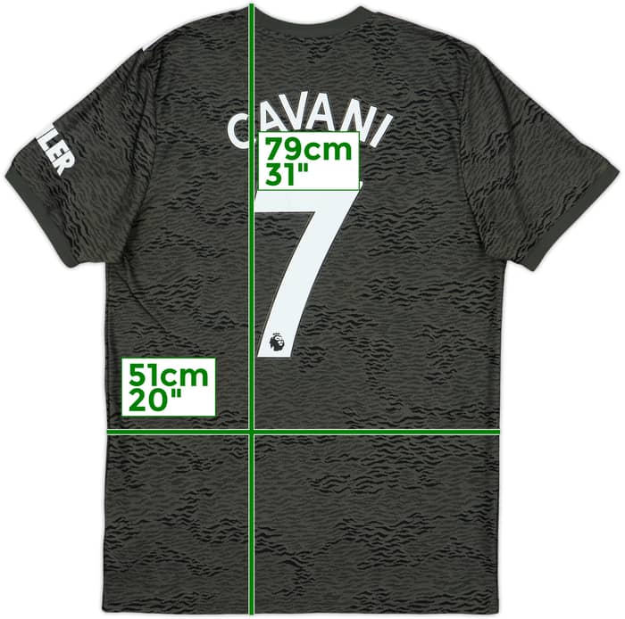 2020-21 Manchester United Away Shirt Cavani #7 - 8/10 - (M)