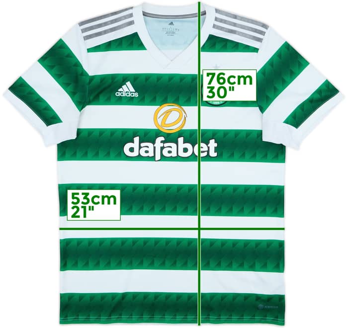 2022-23 Celtic Home Shirt - 8/10 - (L)