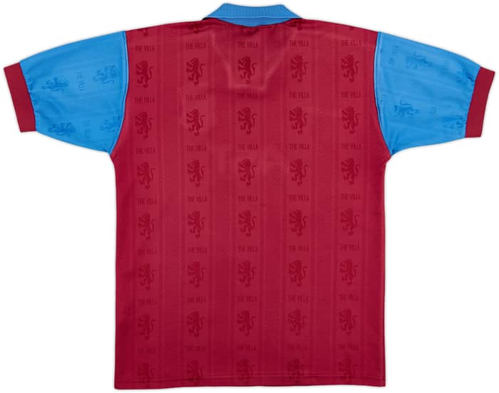 1995-97 Aston Villa Home Shirt - 7/10 - (Y)