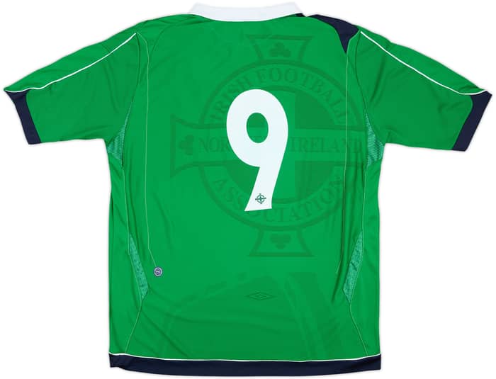 2006 Northern Ireland Home Shirt #9 (Healy) - 6/10 - (XL)
