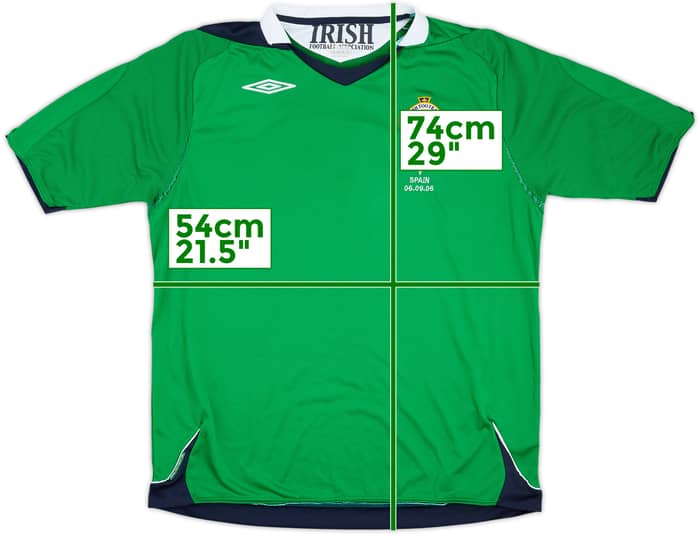 2006 Northern Ireland Home Shirt #9 (Healy) - 6/10 - (XL)