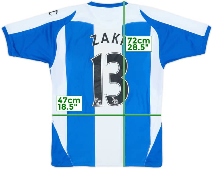 2008-09 Wigan Home Shirt Zaki #13 - 4/10 - (S)