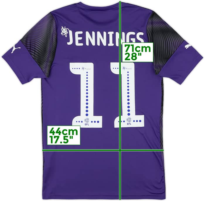 2019-20 Tranmere Rovers Away Shirt Jennings #11 - 9/10 - (S)