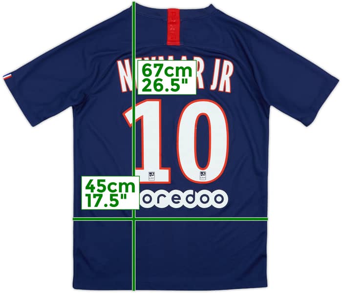 2019-20 Paris Saint-Germain Home Shirt Neymar Jr #10 - 7/10 - (XL.Boys)