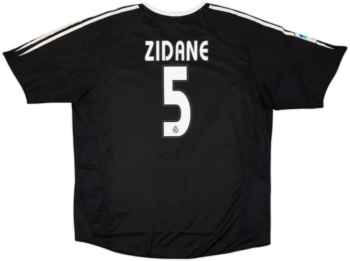 2004-05 Real Madrid Away Shirt Zidane #5 - 5/10 - (XL)
