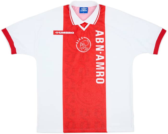 1998-99 Ajax Home Shirt De Boer #4 - 9/10 - (XL)