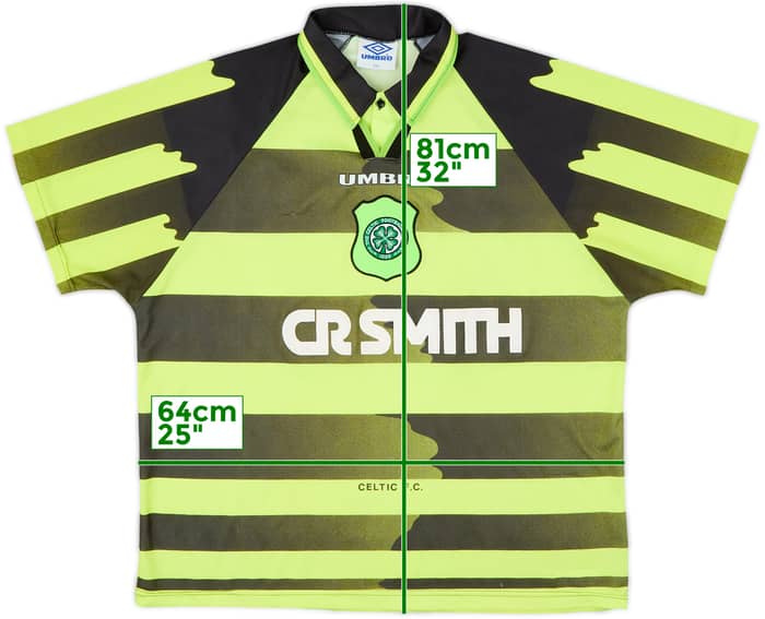 1996-97 Celtic Away Shirt - 8/10 - (XXL)