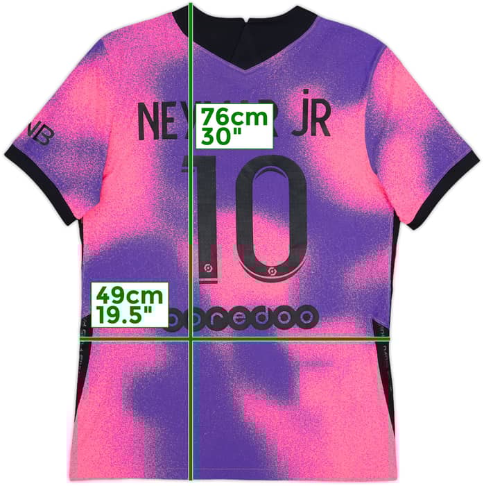2020-21 Paris Saint-Germain Authentic Fourth Shirt Neymar Jr #10 - 10/10 - (M)