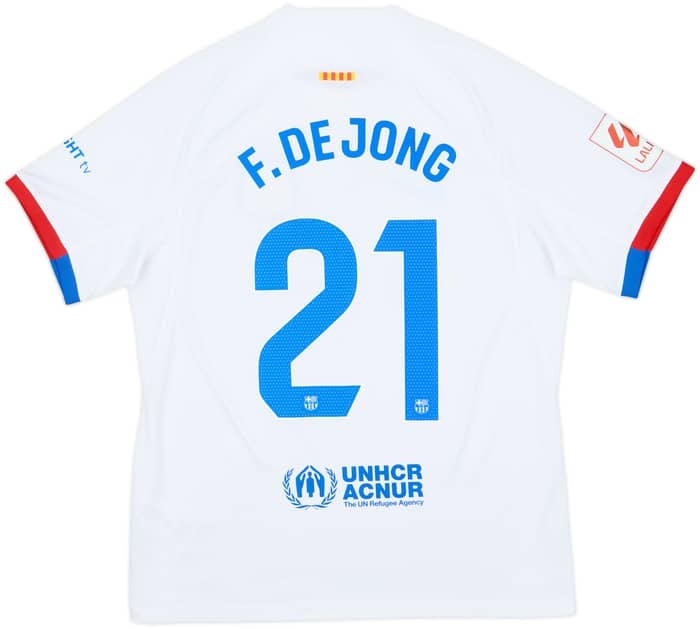 2023-24 Barcelona Away Shirt F. De Jong #21 - 8/10 - (L)
