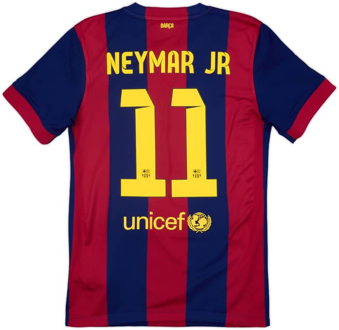 2014-15 Barcelona Home Shirt Neymar Jr #11 - 8/10 - (S)