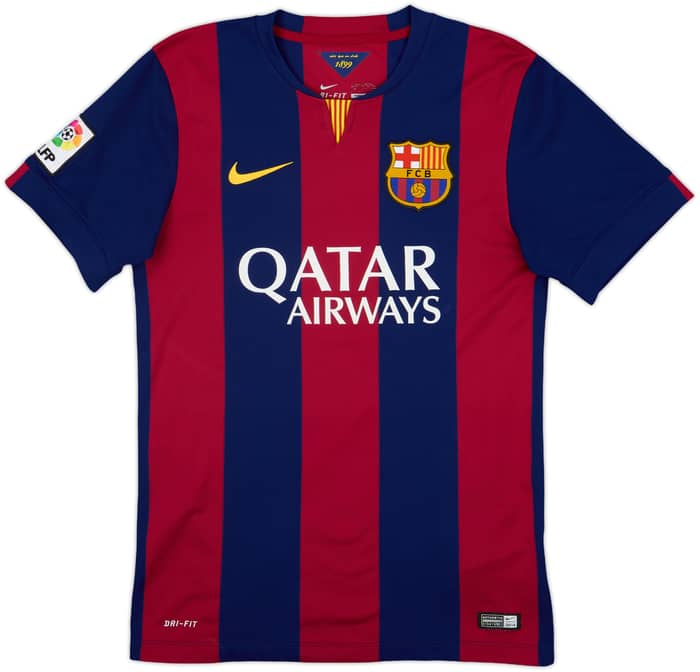 2014-15 Barcelona Home Shirt Neymar Jr #11 - 8/10 - (S)