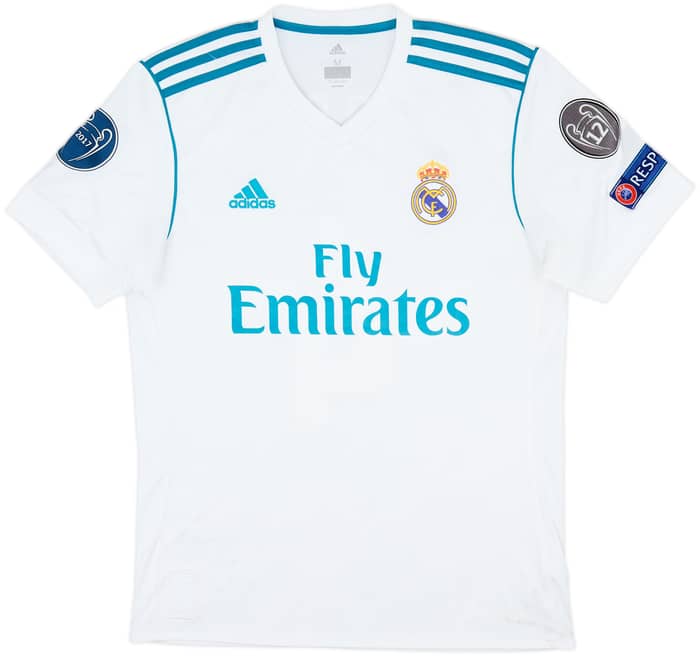 2017-18 Real Madrid Home Shirt Sergio Ramos #4 - 6/10 - (M)