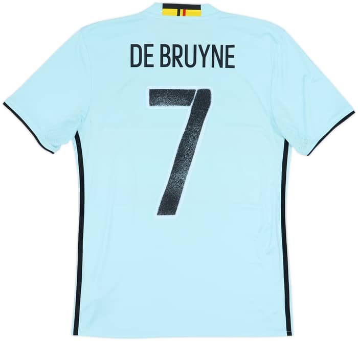 2016-17 Belgium Away Shirt De Bruyne #7 - 8/10 - (S)