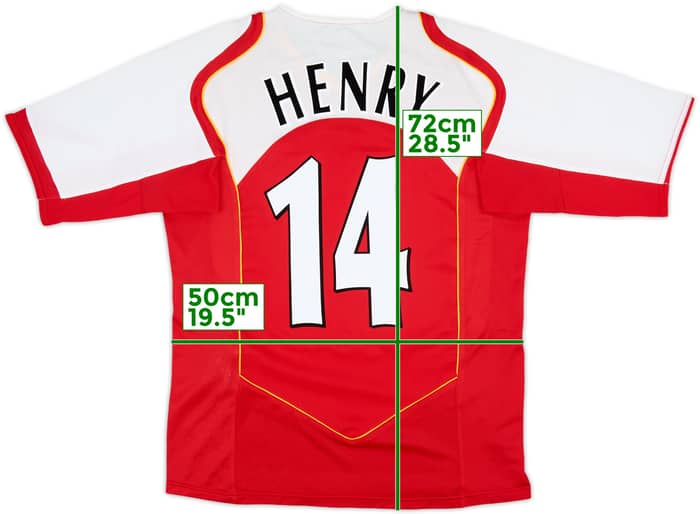 2004-05 Arsenal Home Shirt Henry #14 - 10/10 - (M)