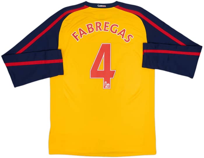 2008-09 Arsenal Away L/S Shirt Fabregas #4 - 7/10 - (M)