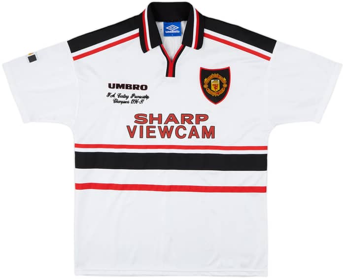 1997-99 Manchester United 'Champions' Away Shirt Scholes #18 - 6/10 - (L)