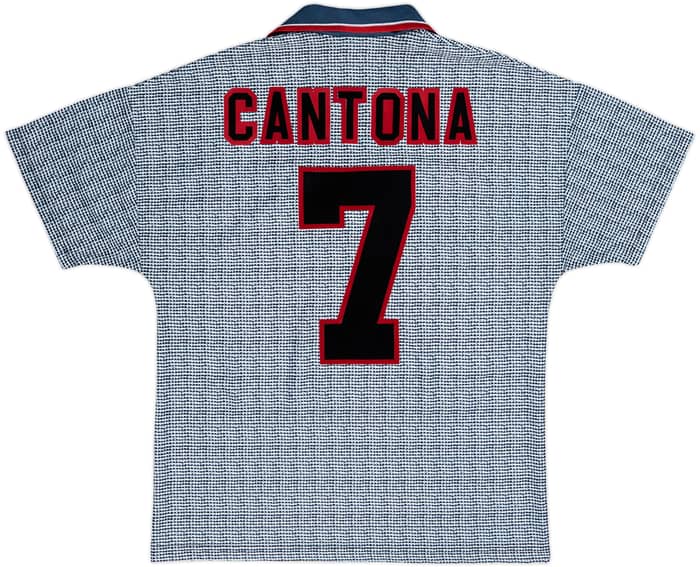 1995-96 Manchester United Away Shirt Cantona #7 - 8/10 - (M)