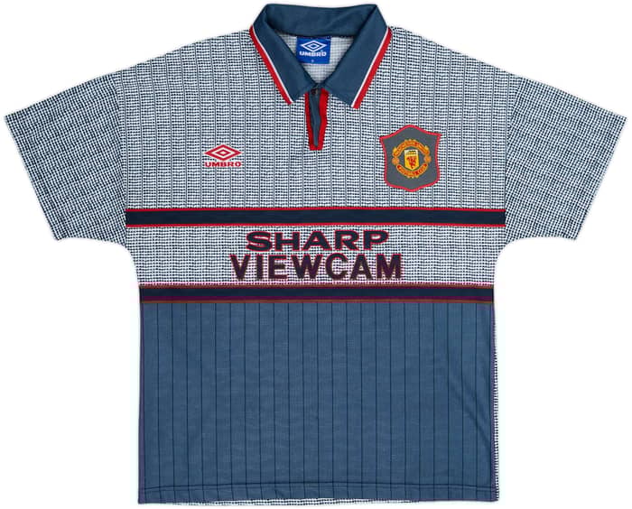 1995-96 Manchester United Away Shirt Cantona #7 - 8/10 - (M)