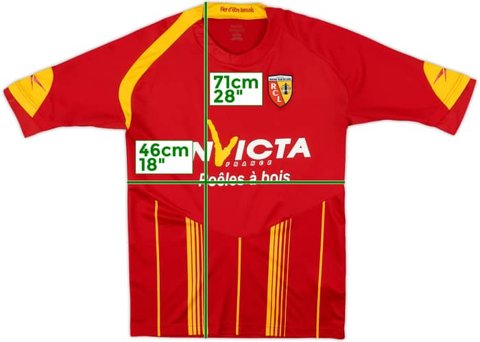 2009-10 Lens Home Shirt - 7/10 - (S)