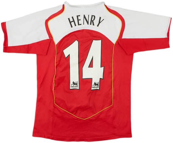 2004-05 Arsenal Home Shirt Henry #14 - 5/10 - (L.Boys)