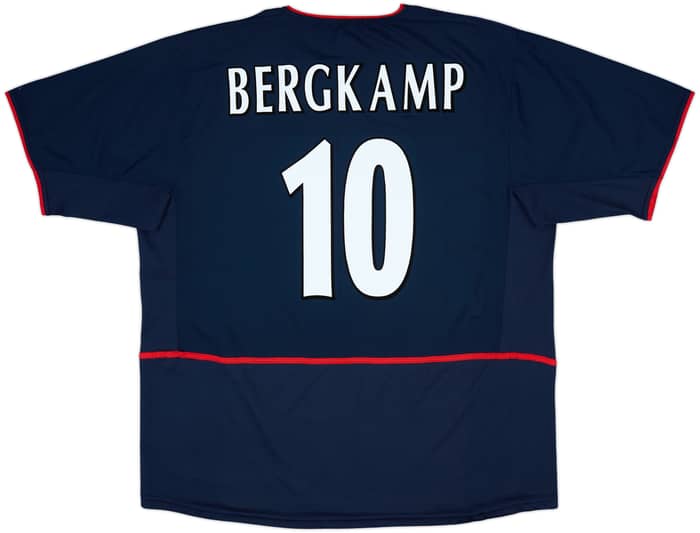2002-04 Arsenal Away Shirt Bergkamp #10 - 9/10 - (XXL)