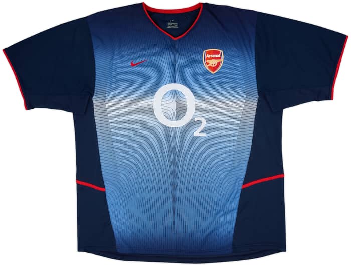2002-04 Arsenal Away Shirt Bergkamp #10 - 9/10 - (XXL)