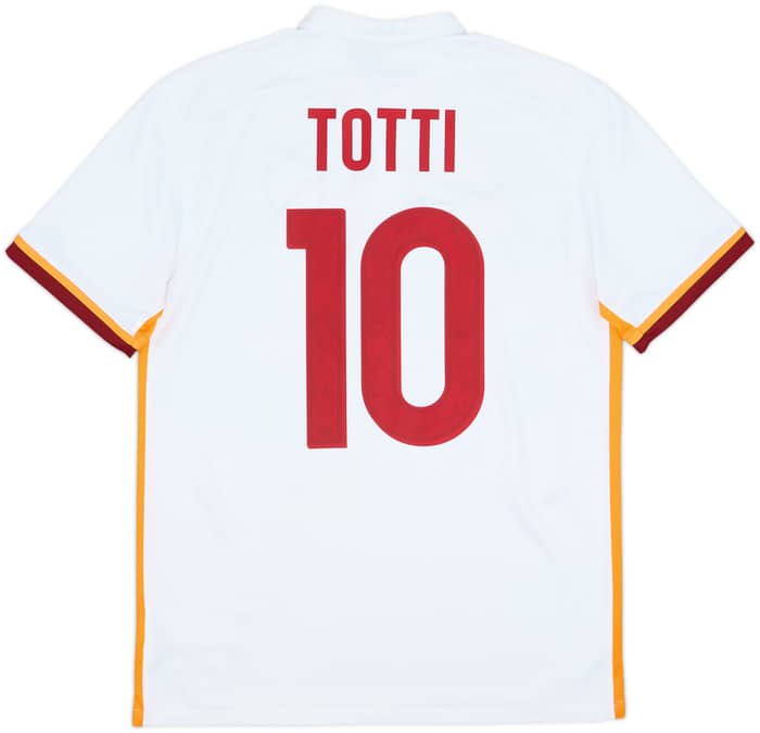 2015-16 Roma Away Shirt Totti #10 - 10/10 - (M)