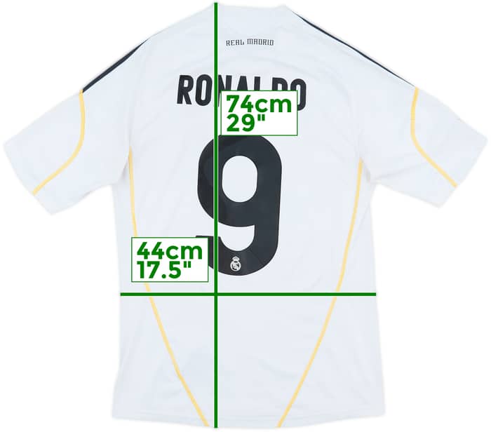 2009-10 Real Madrid Home Shirt Ronaldo #9 - 5/10 - (M)