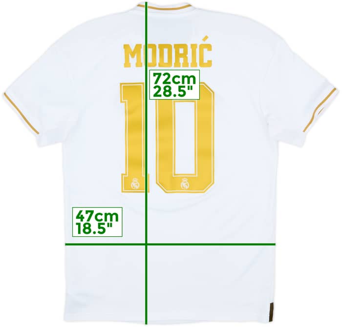 2019-20 Real Madrid Home Shirt Modric #10 - 10/10 - (M)