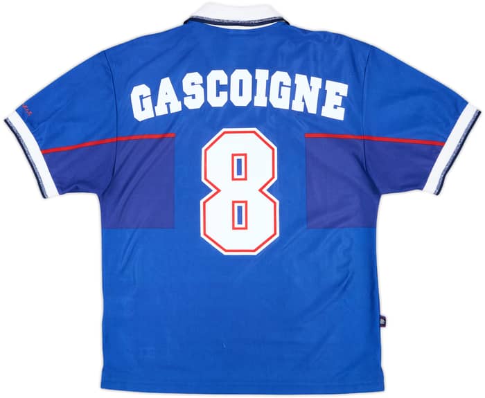 1997-99 Rangers Home Shirt Gascoigne #8 - 9/10 - (M)