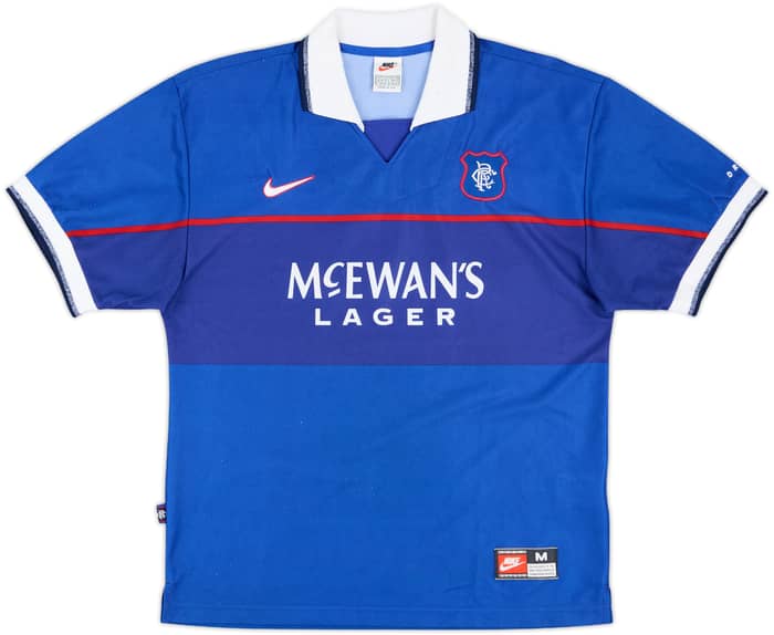 1997-99 Rangers Home Shirt Gascoigne #8 - 9/10 - (M)