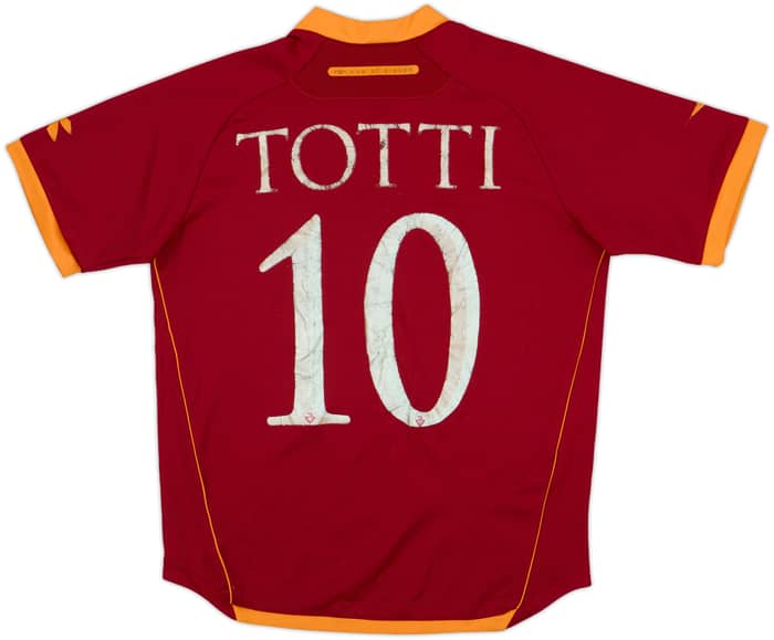 2006-07 Roma Home Shirt Totti #10 - 5/10 - (S)