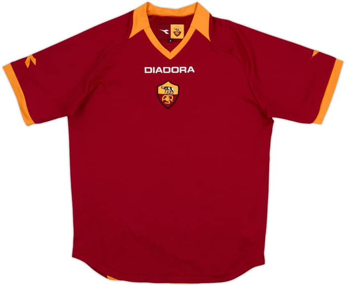 2006-07 Roma Home Shirt Totti #10 - 5/10 - (S)