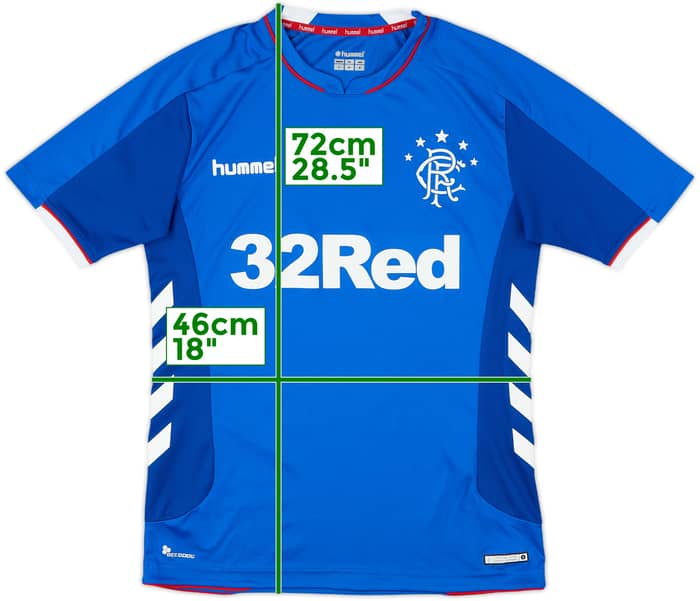 2018-19 Rangers Home Shirt - 8/10 - (S)