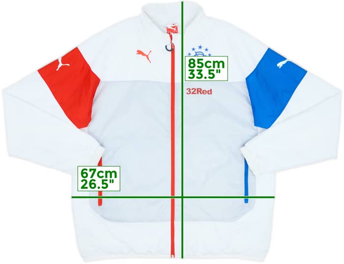 2014-15 Rangers Puma Track Jacket - 9/10 - (XXL)
