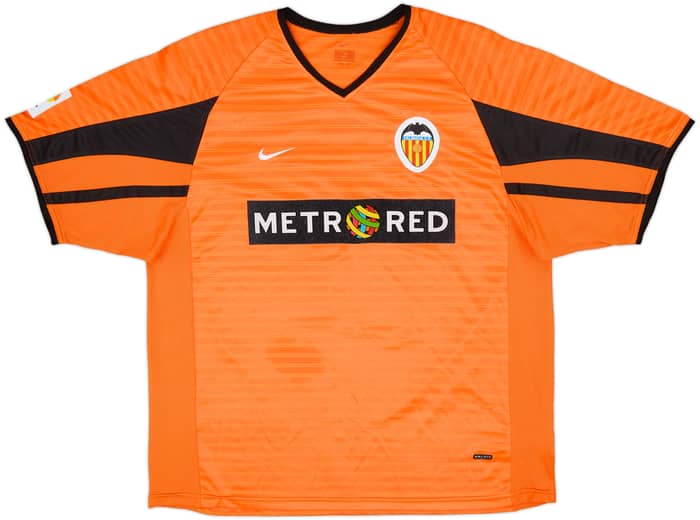 2001-02 Valencia Away Shirt Aimar #21 - 8/10 - (L)