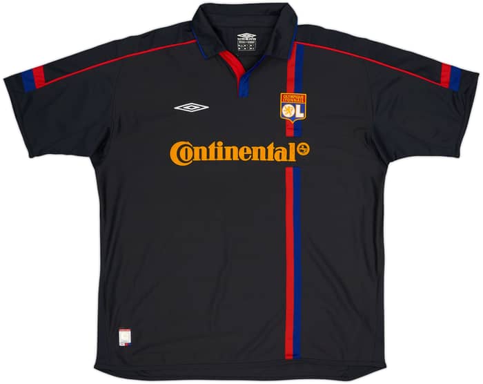 2003-04 Lyon Away Shirt Essien #4 - 8/10 - (XXL)