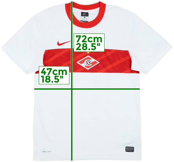 2011-12 Spartak Moscow Basic Away Shirt - 6/10 - (S)