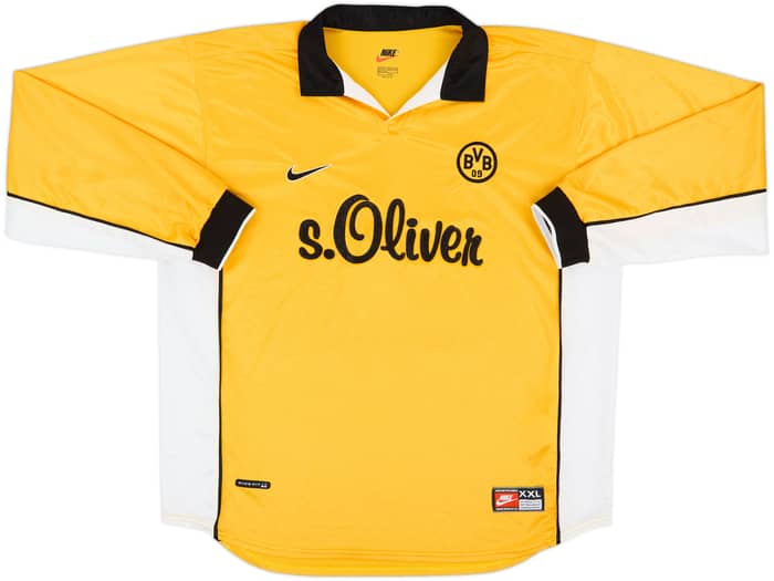 1998-00 Borussia Dortmund Home L/S Shirt - 8/10 - (XXL)